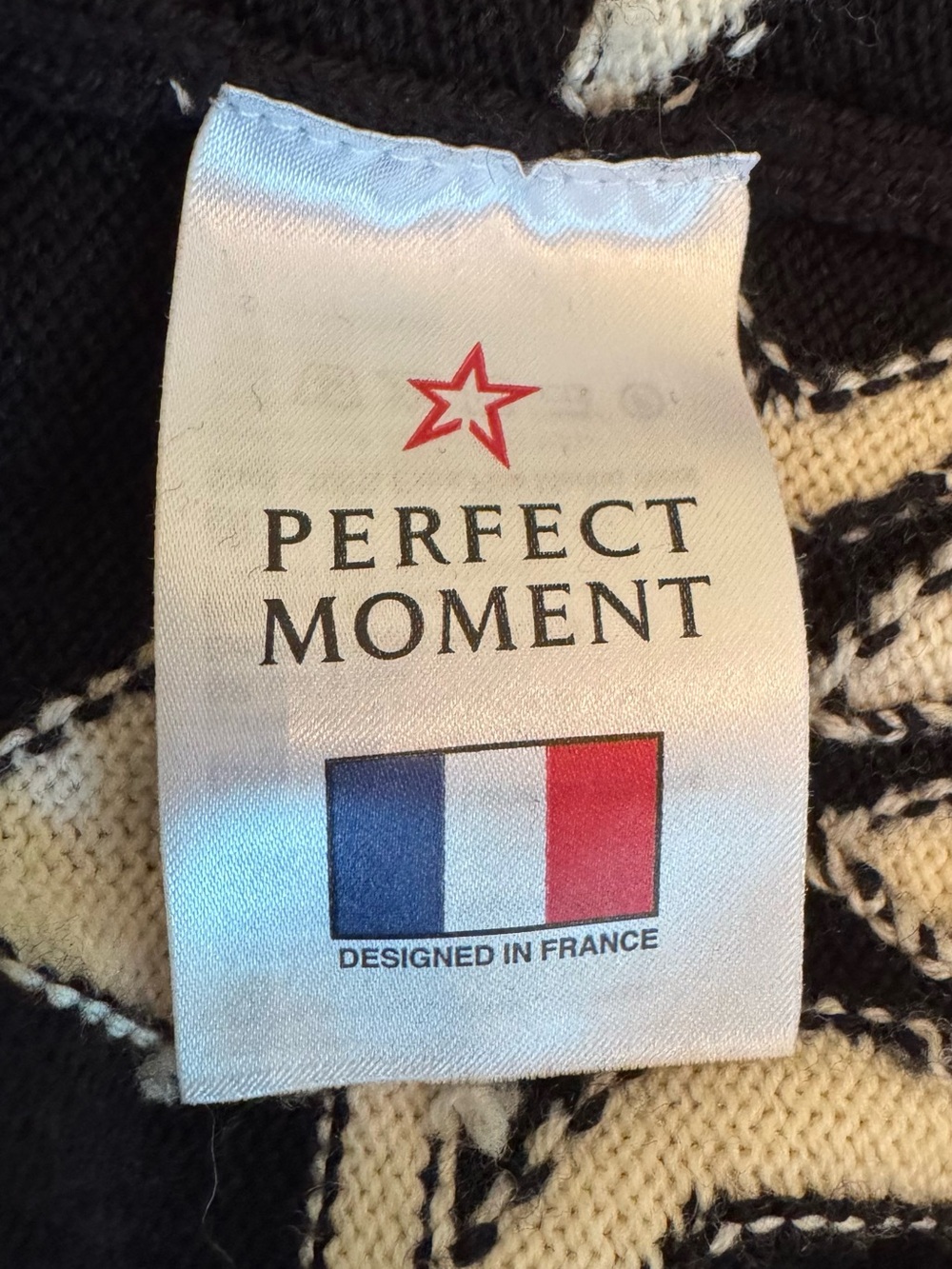 Perfect Moment Star Dust Sweater in Black & Snow White Star - Picture 8 of 9